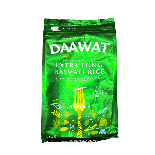 Daawat Extra Long Basmati Rice (Green) 5kg