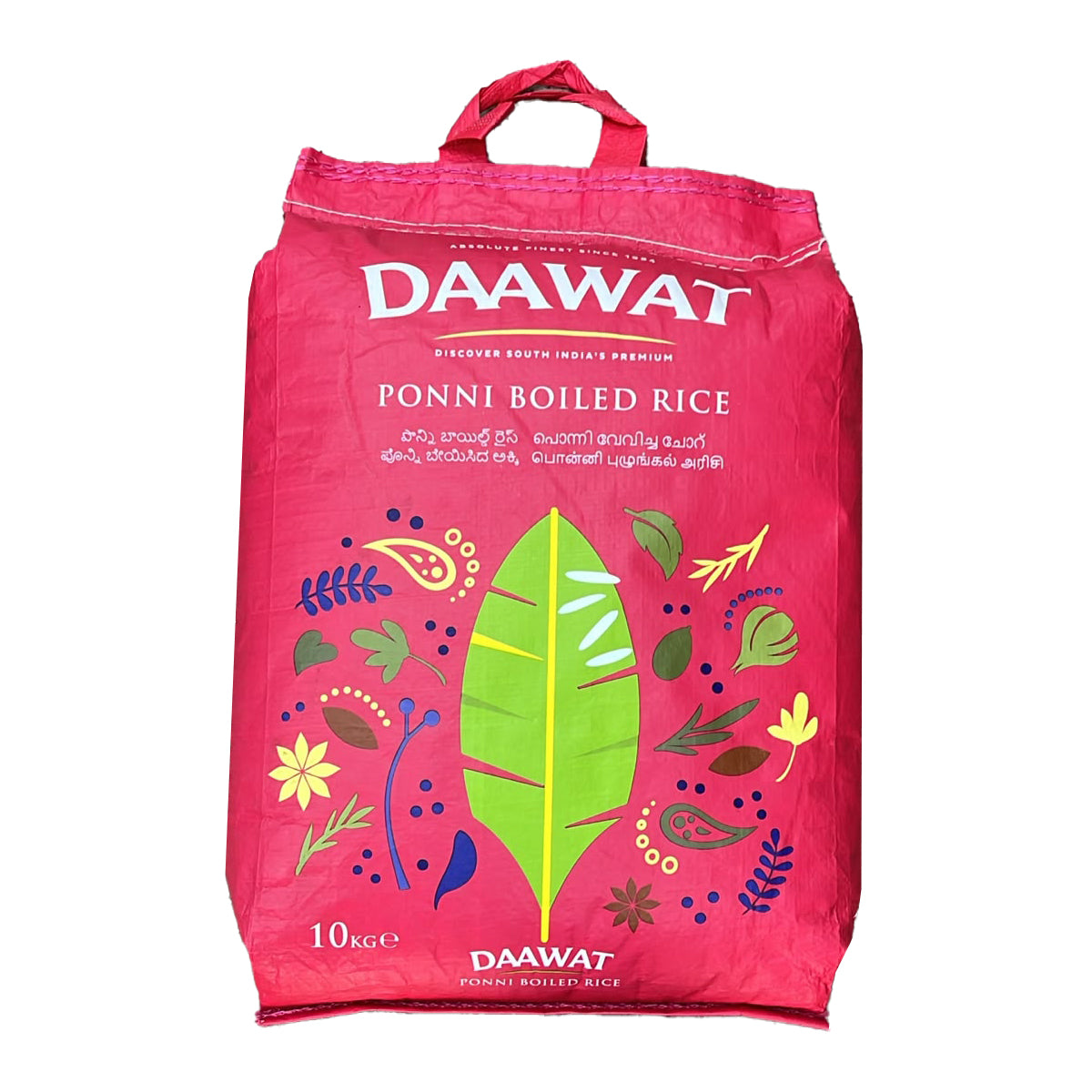 Buy Daawat Ponni Boiled Rice 10kg at Veenas.com - Online Indian Grocery Store UK