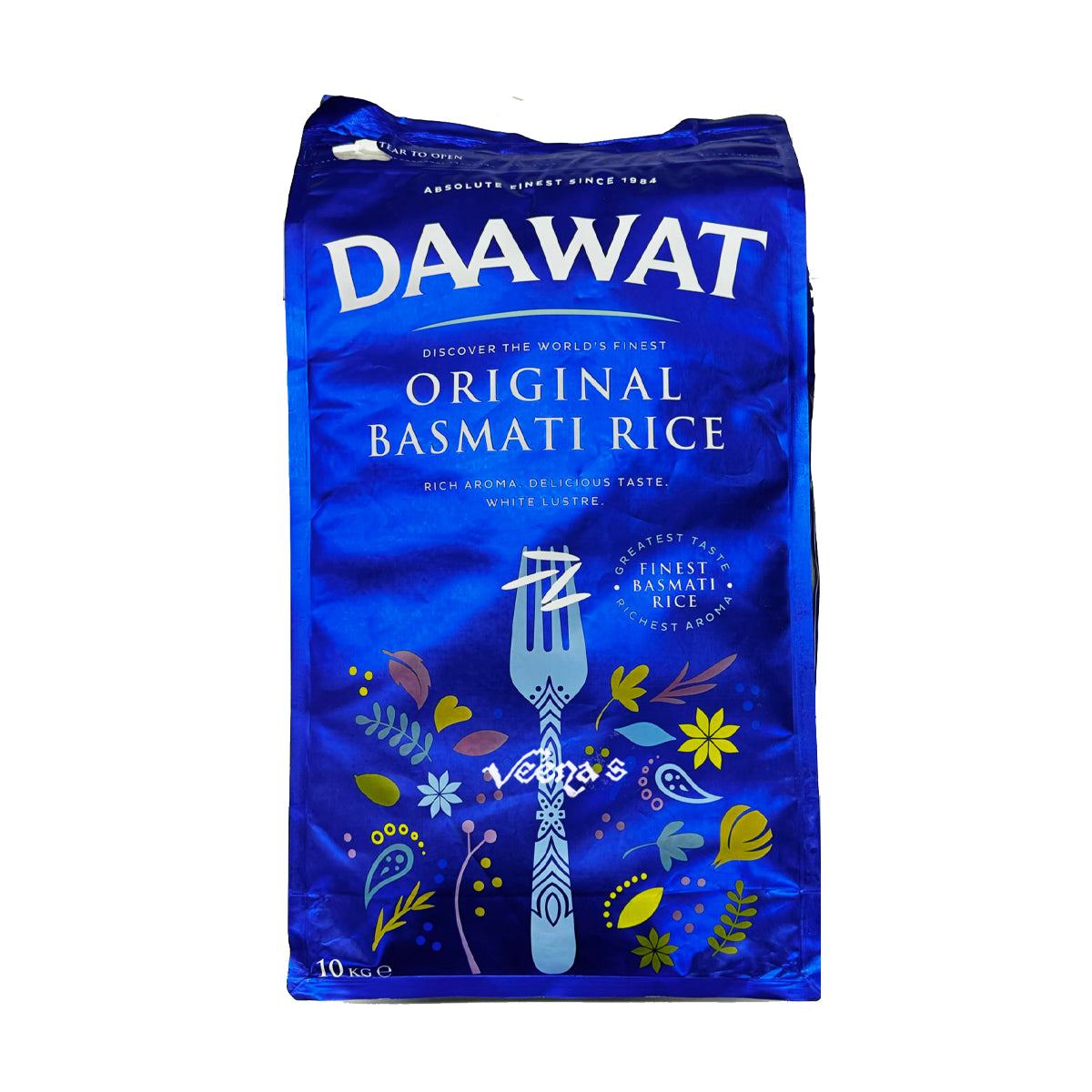 Buy Daawat Traditional Basmati Rice (Blue) 10kg at Veenas.com - Online Indian Grocery Store UK