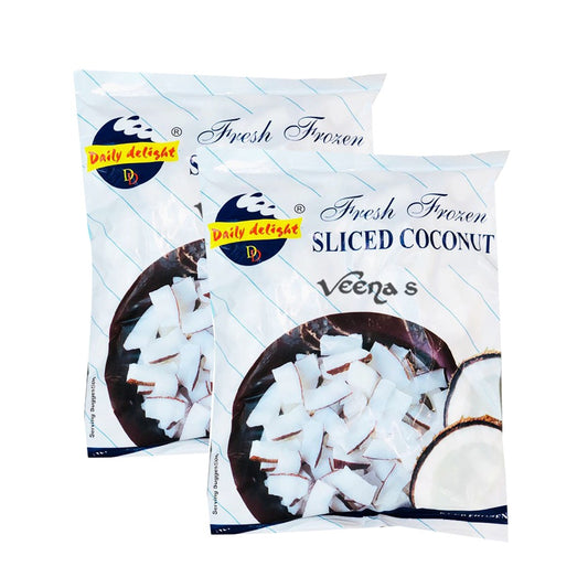 Daily Delight Sliced Coconut 400g Pack of 2