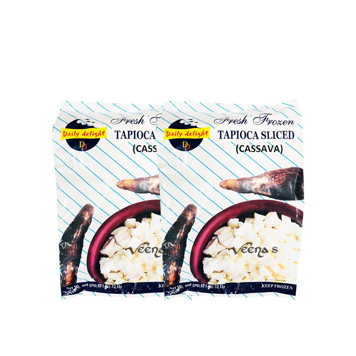 Daily Delight Tapioca Sliced 908g Pack of 2