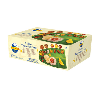 Buy Daily Delight Frozen Onam Sadhya (5 Serve) 5.55kg at Veenas.com - Online Indian Grocery Store UK