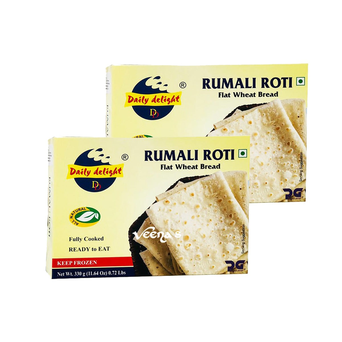 Romaili Roti Buy Daily Delight Rumali Roti 330g Online in the UK – veenas.com