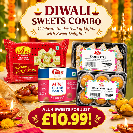Buy Diwali Sweets Special Combo at Veenas.com - Online Indian Grocery Store UK