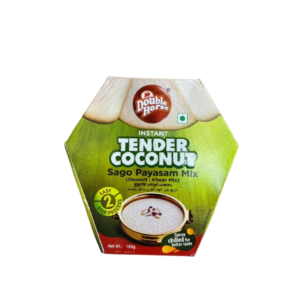 Buy Double Horse Instant Tender Coconut Sago Payasam Mix 180g at Veenas.com - Online Indian Grocery Store UK