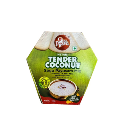 Buy Double Horse Instant Tender Coconut Sago Payasam Mix 180g at Veenas.com - Online Indian Grocery Store UK