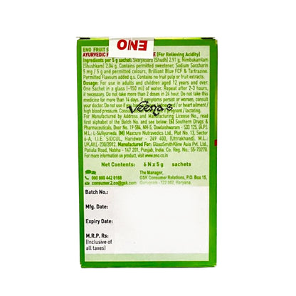 Buy ENO Fruit Salt Lemon 30g at Veenas.com - Online Indian Grocery Store UK