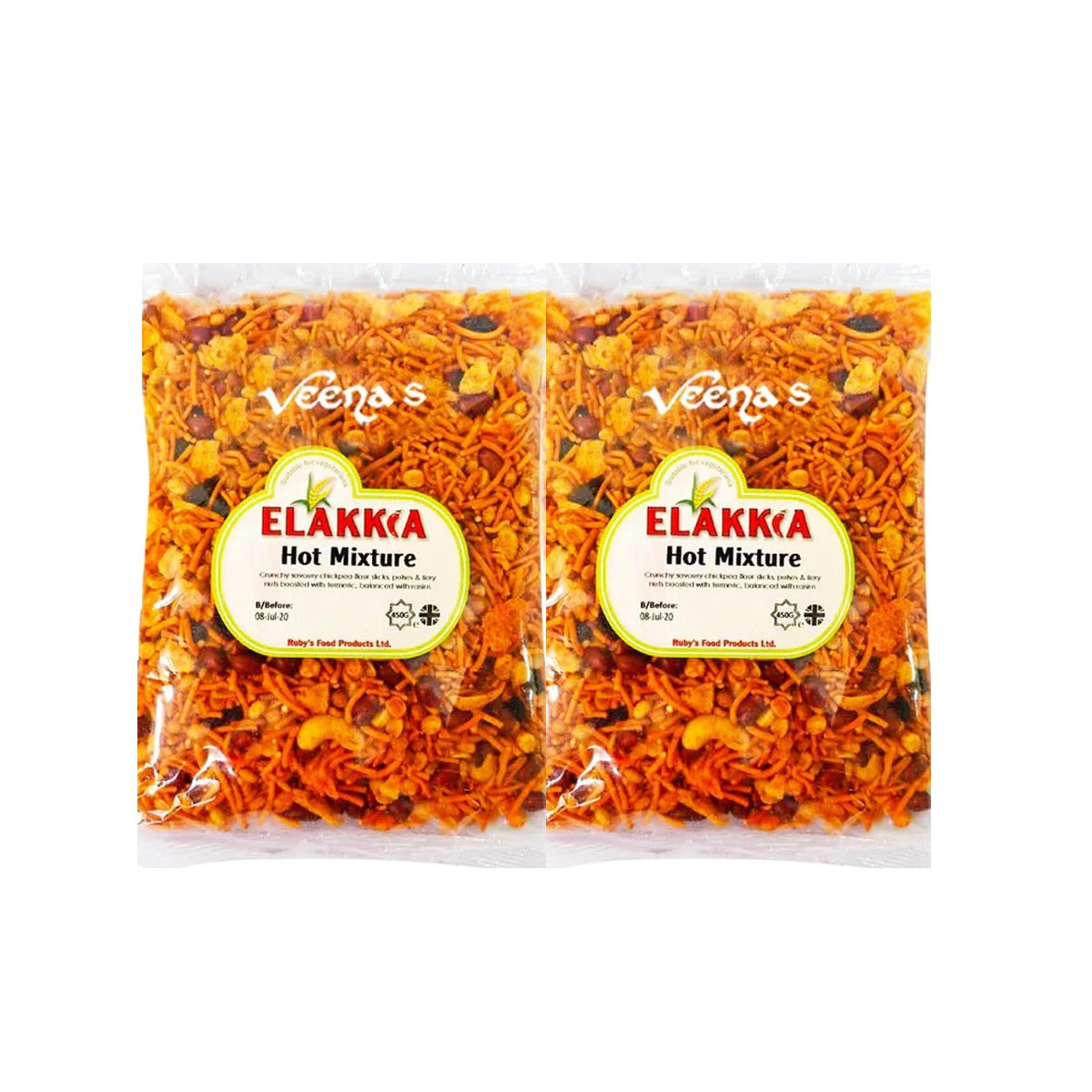 Buy Elakkia Hot Mixture (Pack of 2) 450g at Veenas.com - Online Indian Grocery Store UK