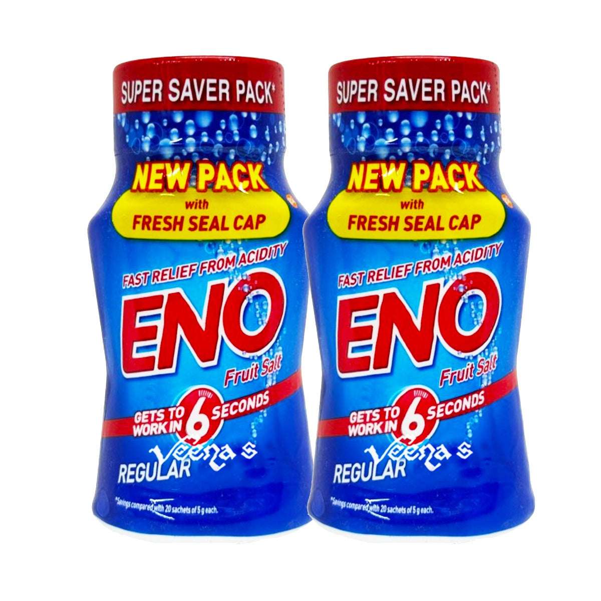 Buy Eno Fruit Salt (Pack of 2) 100g at Veenas.com - Online Indian Grocery Store UK