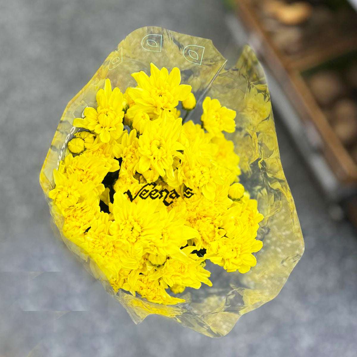 Buy Flower Chevanthi Yellow at Veenas.com - Online Indian Grocery Store UK