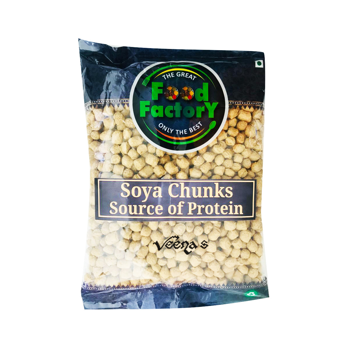 Buy Food Factory Soya Chuks 400g at Veenas.com - Online Indian Grocery Store UK