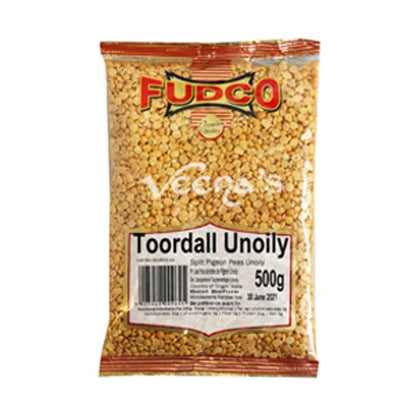 Buy Fudco Toor Dall Unoily 500g at Veenas.com - Online Indian Grocery Store UK