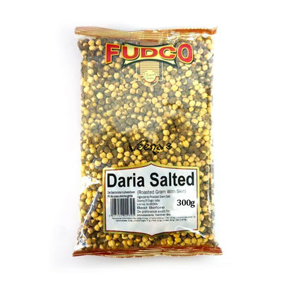 Buy Fudco Daria Salted With Skin (Roasted Gram) 300g at Veenas.com - Online Indian Grocery Store UK