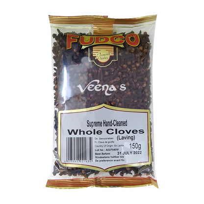 Buy Fudco Cloves Whole 150g at Veenas.com - Online Indian Grocery Store UK