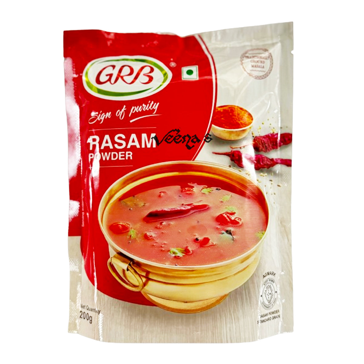 Buy GRB Rasam Powder 200g at Veenas.com - Online Indian Grocery Store UK