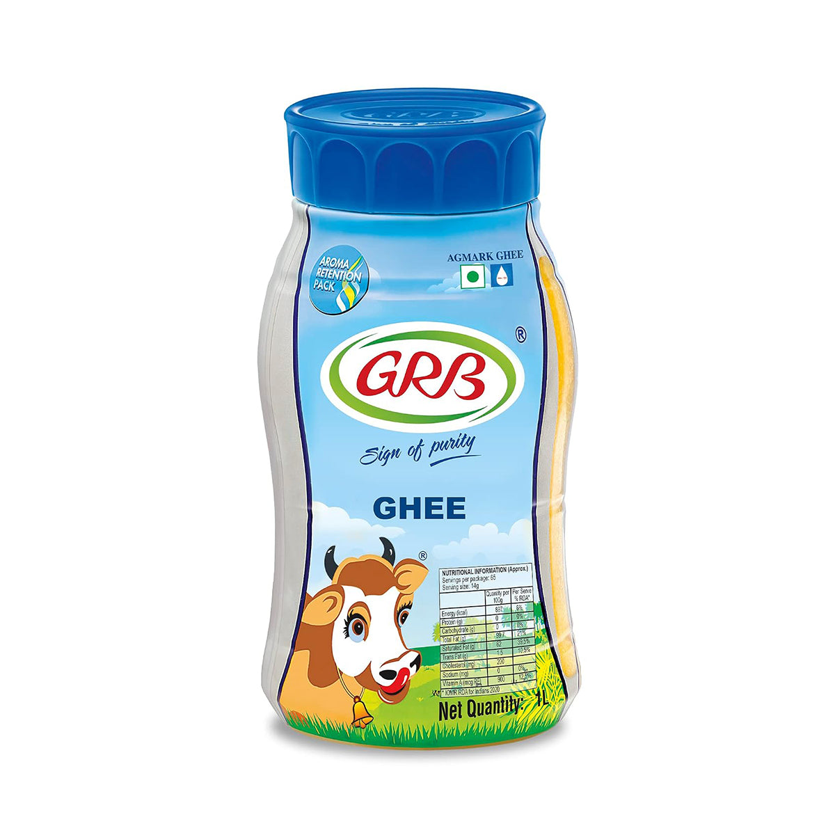 Buy GRB Pure Ghee 1L at Veenas.com - Online Indian Grocery Store UK