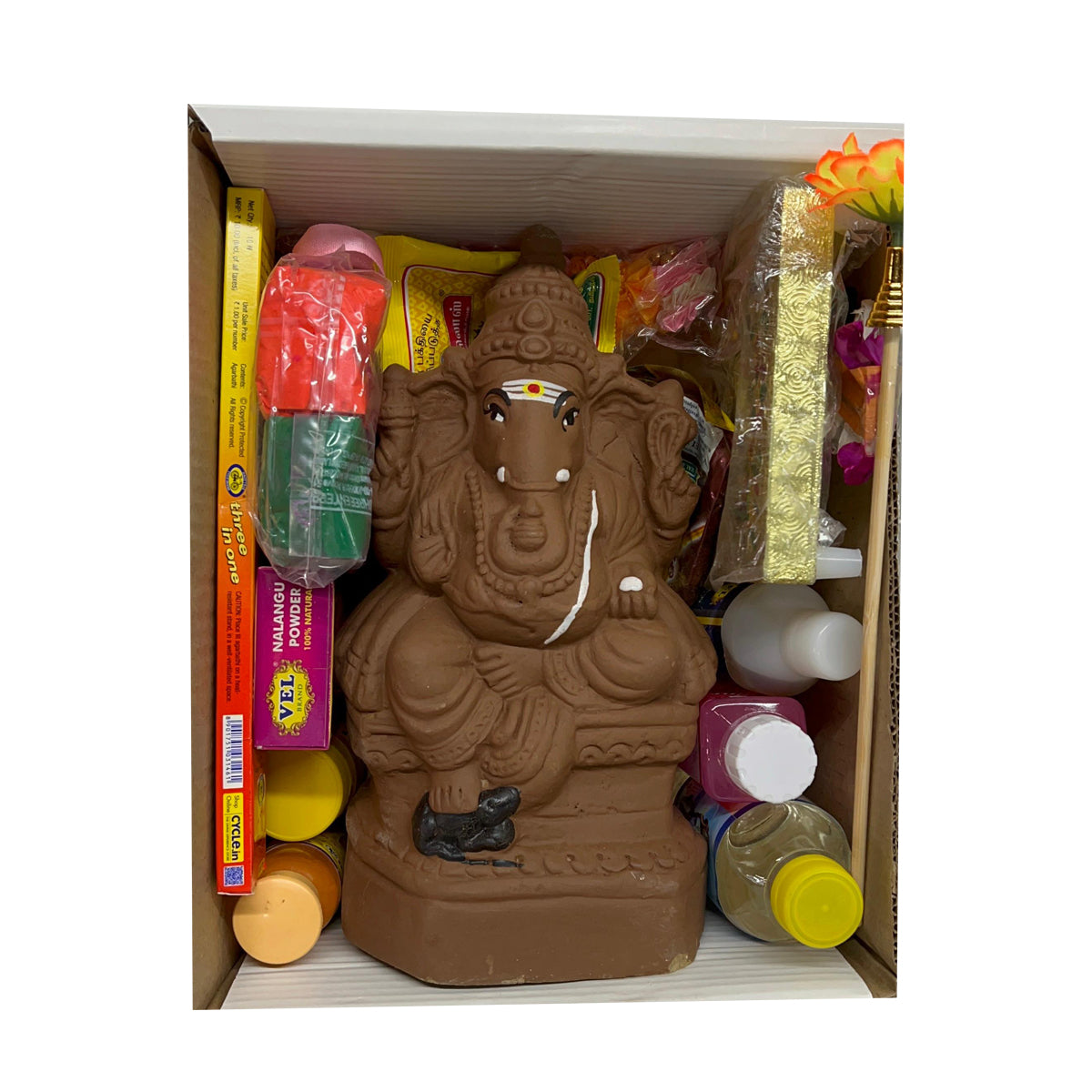 Buy Ganesha (Vinayagar) Combo Kit at Veenas.com - Online Indian Grocery Store UK