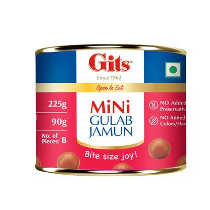 Buy Gits Mini Gulab Jamun 225g at Veenas.com - Online Indian Grocery Store UK
