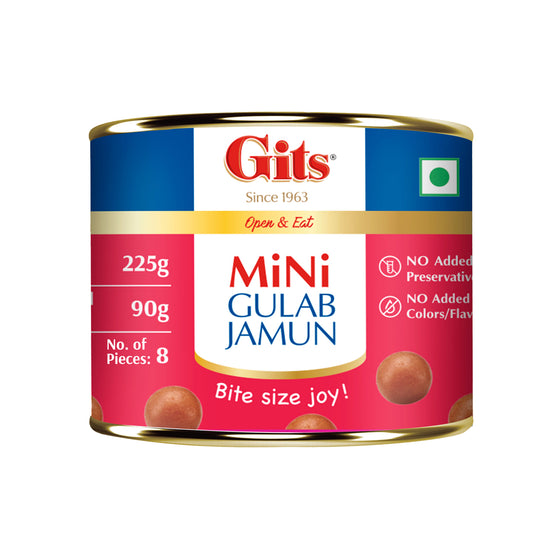 Buy Gits Mini Gulab Jamun 225g at Veenas.com - Online Indian Grocery Store UK