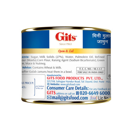 Buy Gits Mini Gulab Jamun 225g at Veenas.com - Online Indian Grocery Store UK