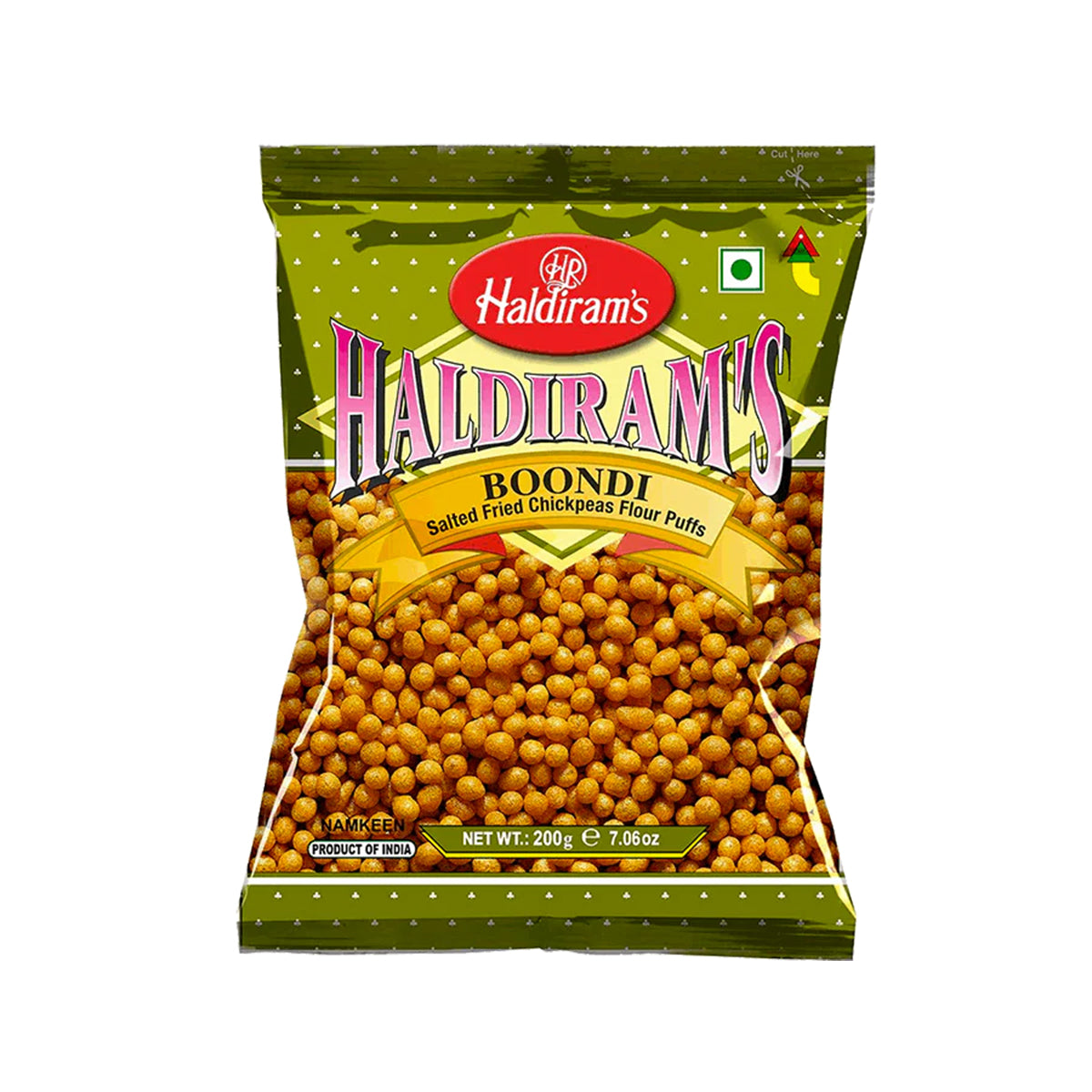Buy Haldiram's Boondi 200g at Veenas.com - Online Indian Grocery Store UK
