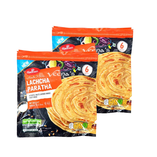 Buy Haldiram's Lachcha Paratha 360g (Pack of 2) at Veenas.com - Online Indian Grocery Store UK