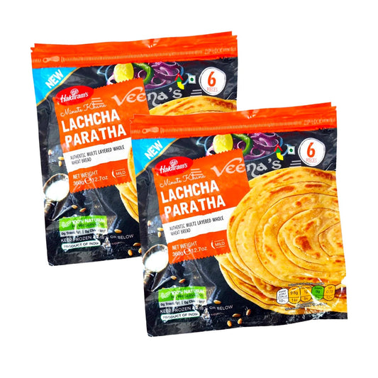 Buy Haldiram's Lachcha Paratha 360g(Pack of 2) at Veenas.com - Online Indian Grocery Store UK