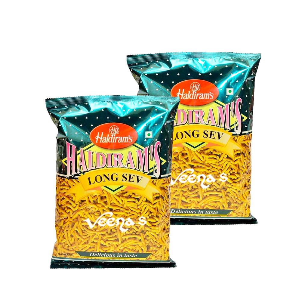 Buy Haldiram's Long Sev 200g (Pack Of 2) at Veenas.com - Online Indian Grocery Store UK