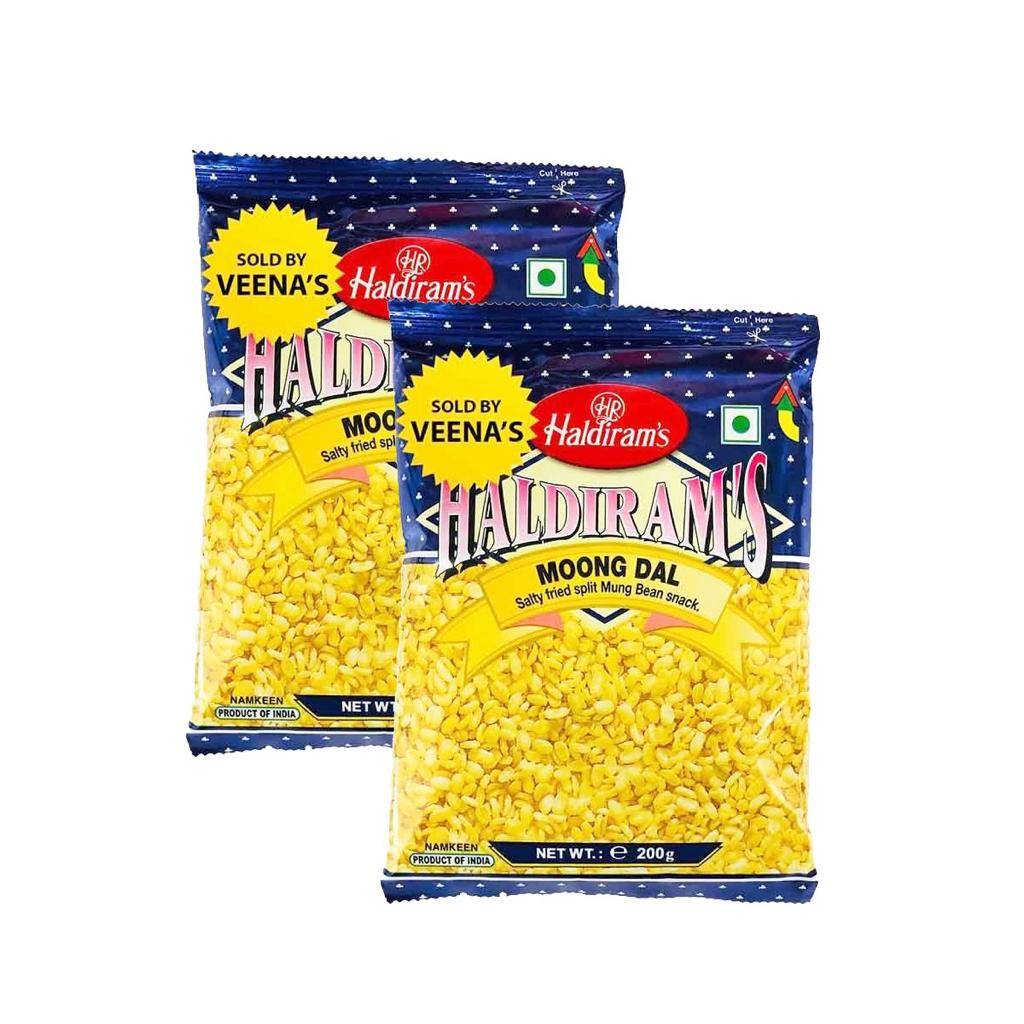 Buy Haldiram's Moong Dal 200g (Pack of 2) at Veenas.com - Online Indian Grocery Store UK