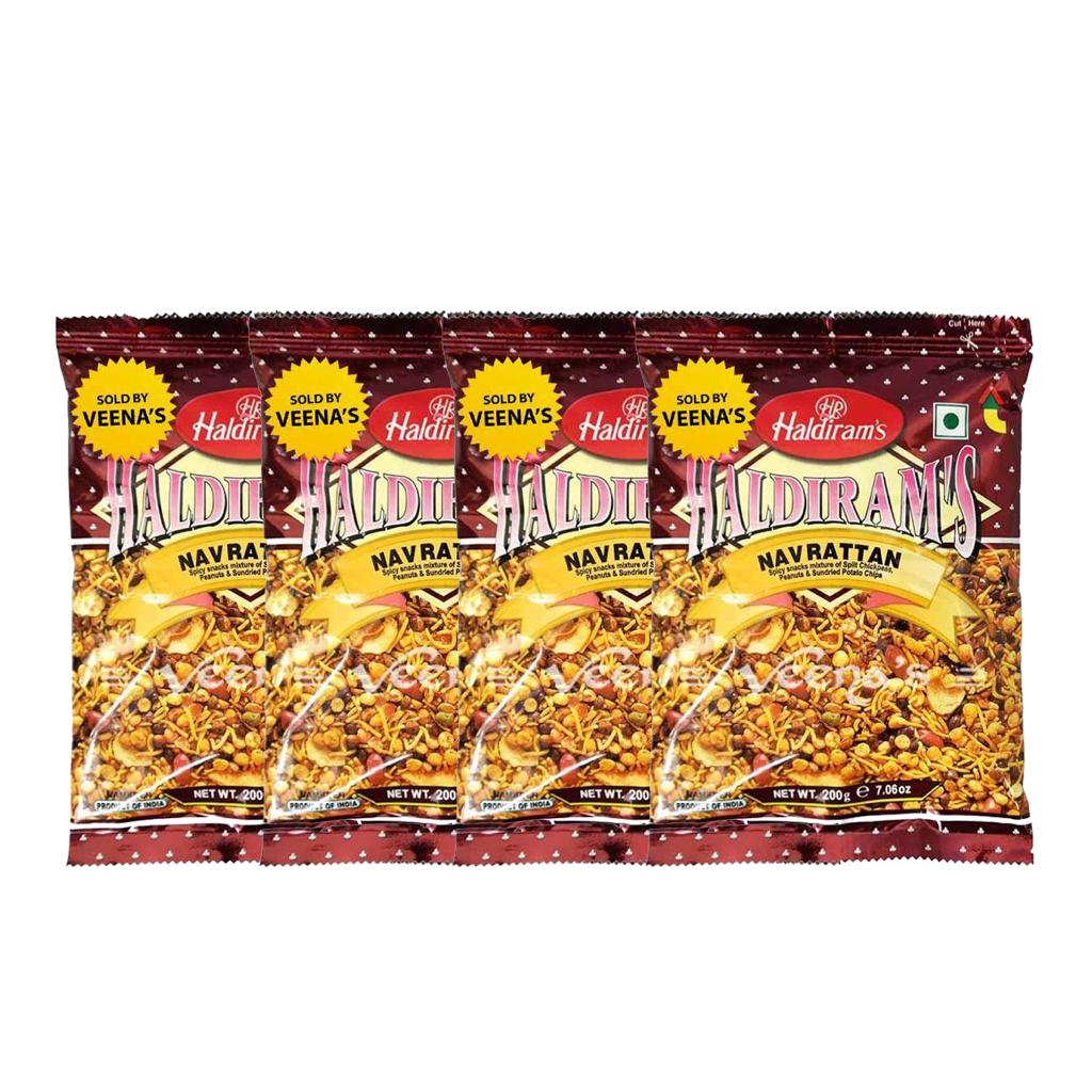 Buy Haldiram's Navrattan 200g (Pack of 4) at Veenas.com - Online Indian Grocery Store UK