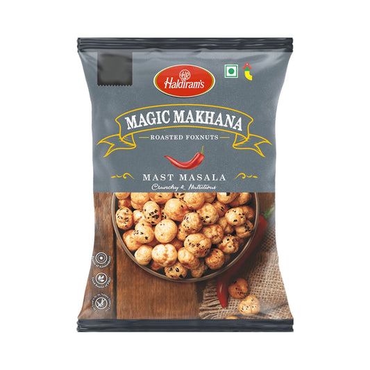 Buy Haldirams Roasted Foxnuts Mast Masala40g at Veenas.com - Online Indian Grocery Store UK