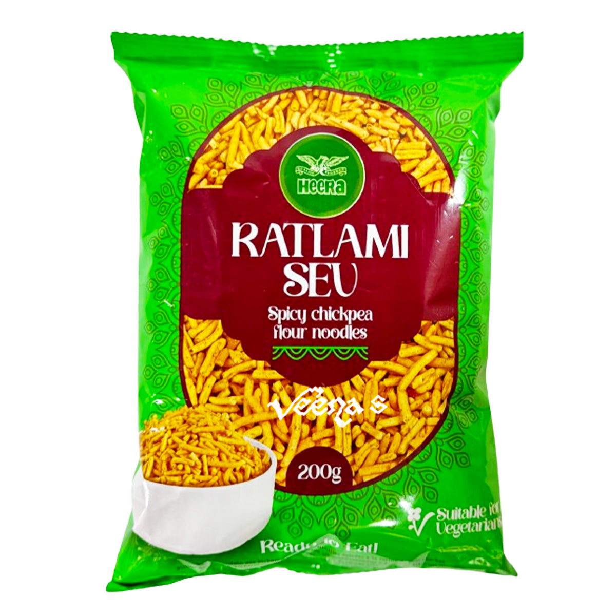 Buy Heera Ratlami Sev 200g at Veenas.com - Online Indian Grocery Store UK