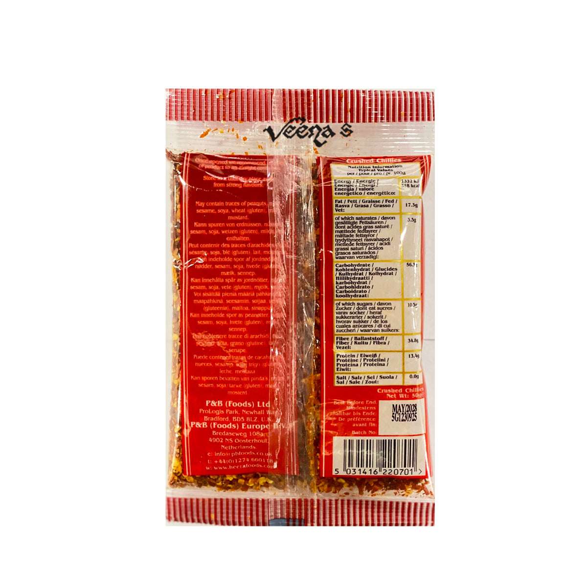 Heera Crushed Chillies 50g