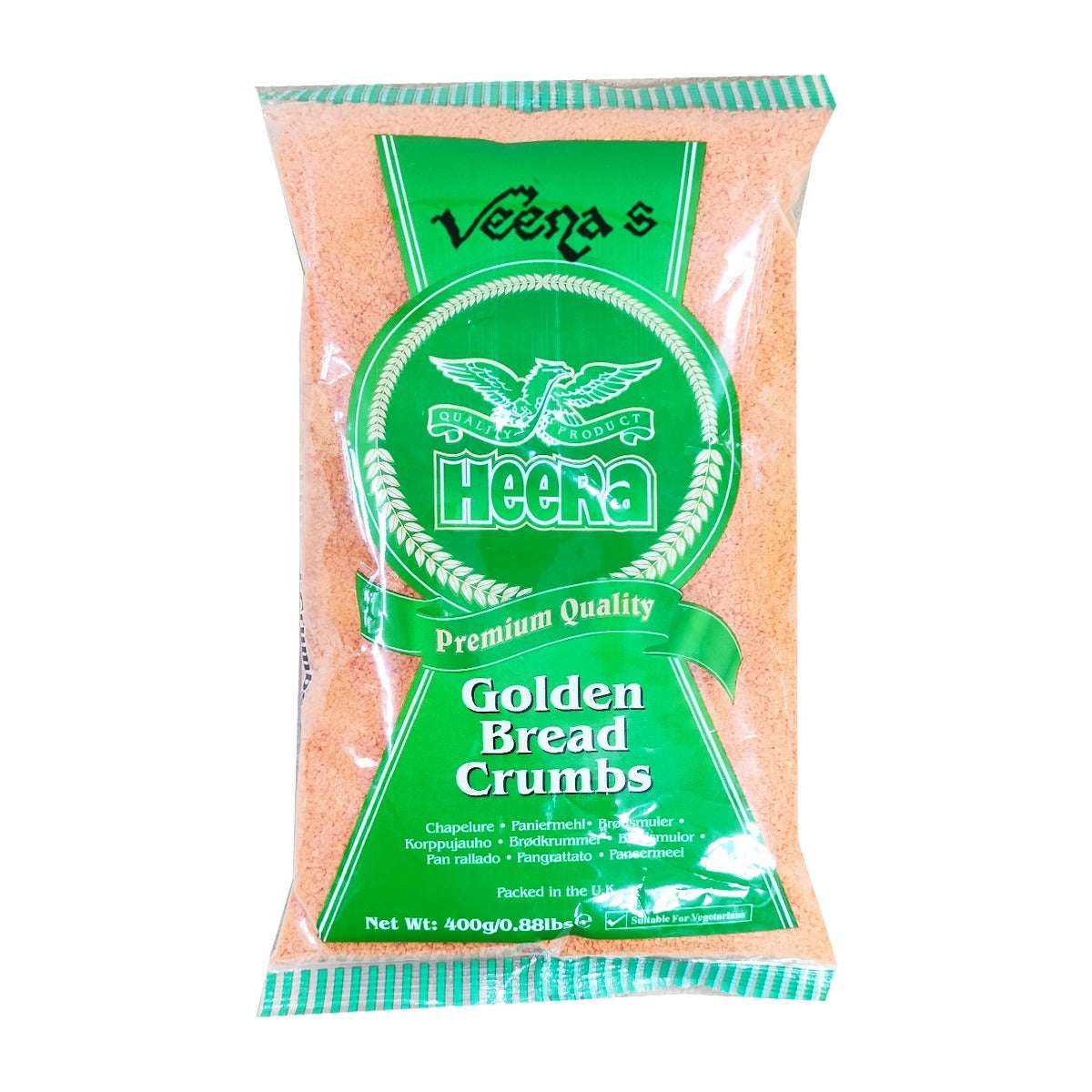 Buy Heera Golden Bread Crumbs 400g at Veenas.com - Online Indian Grocery Store UK