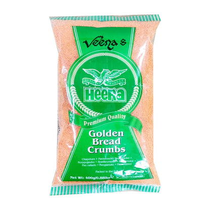 Buy Heera Golden Bread Crumbs 400g at Veenas.com - Online Indian Grocery Store UK