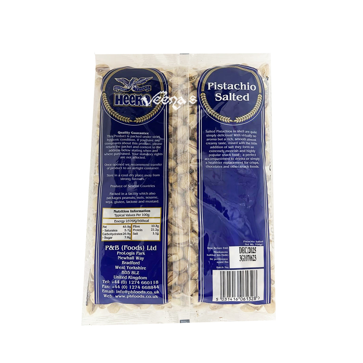 Heera Pistachio Salted 700g