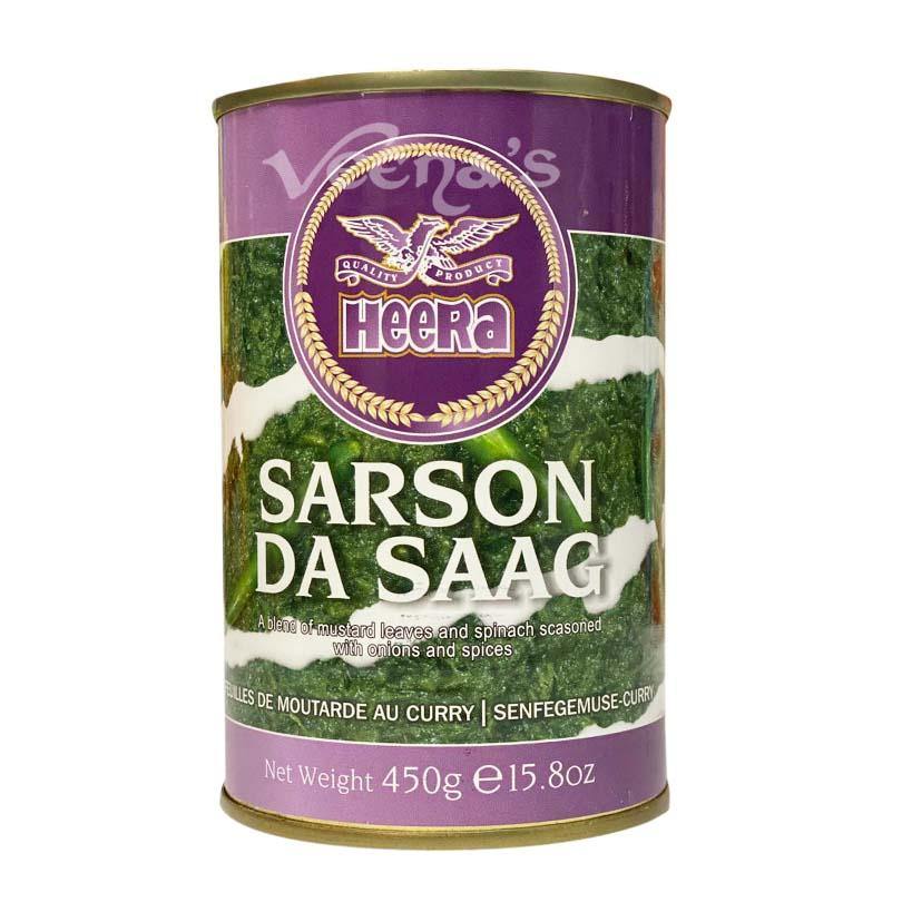 Buy Heera Sarson Da Saag 450g at Veenas.com - Online Indian Grocery Store UK