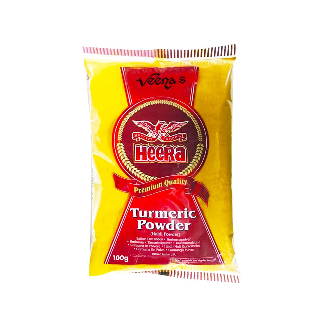 Buy Heera Turmeric Powder 100g at Veenas.com - Online Indian Grocery Store UK