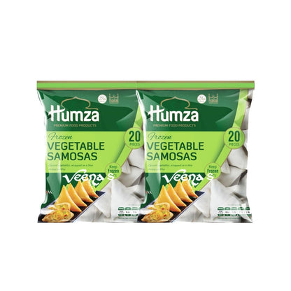Buy Humza Vegetable Samosa (Pack of 2) 650g at Veenas.com - Online Indian Grocery Store UK