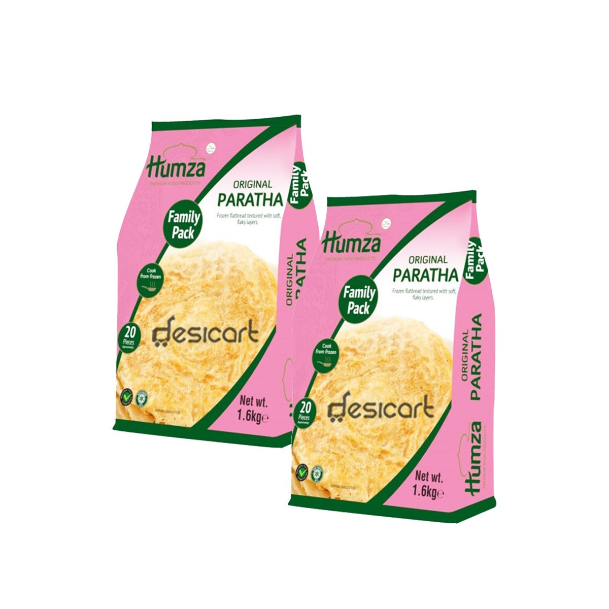 Humza Original Paratha 1.6kg (Pack of 2)