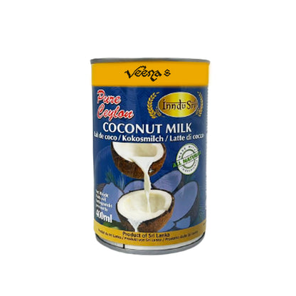 Buy Indu Sri Coconut Milk 400ml at Veenas.com - Online Indian Grocery Store UK