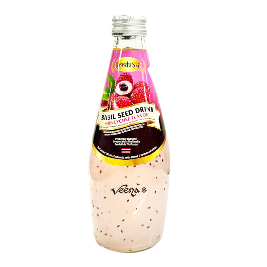 Inndu Sri Basil Seed Drink With Lychee Flavour 290ml