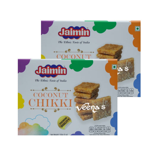 Jaimin Coconut Chikki (Pack of 2)  150g