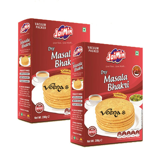 Jaimin Dry Masala Bhakri (Pack of 2) 200g