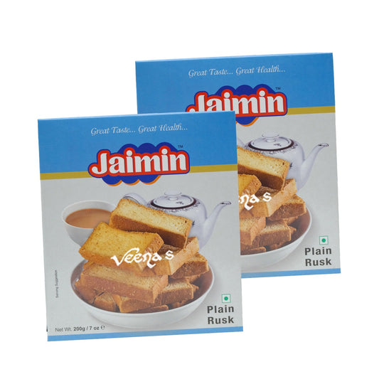 Jaimin Plain Rusk (Pack of 2) 200g