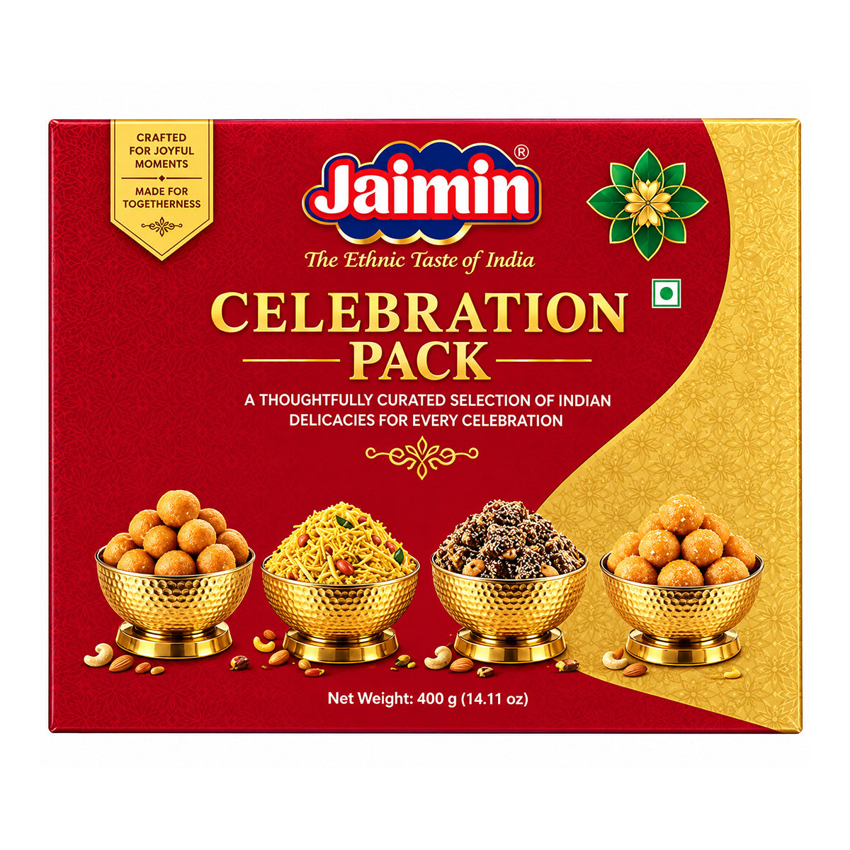 Buy Jaimin Celebration Pack 400g at Veenas.com - Online Indian Grocery Store UK