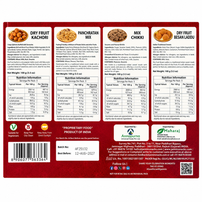 Buy Jaimin Celebration Pack 400g at Veenas.com - Online Indian Grocery Store UK