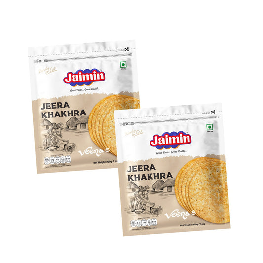 Jaimin Jeera Khakhra 200g (Pack of 2)