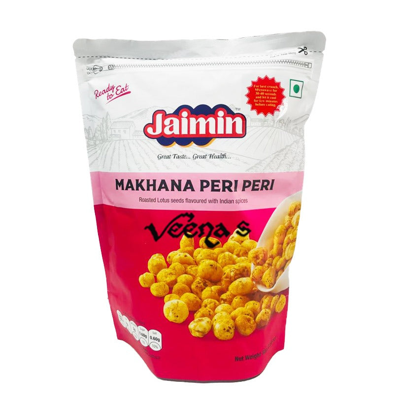 Buy Jaimin Makhana Peri Peri 80g at Veenas.com - Online Indian Grocery Store UK
