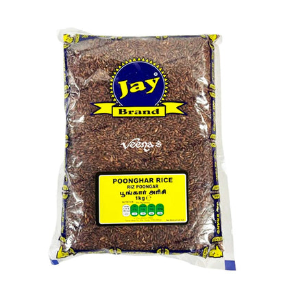 Buy Jay Brand Poonghar Rice 1kg at Veenas.com - Online Indian Grocery Store UK